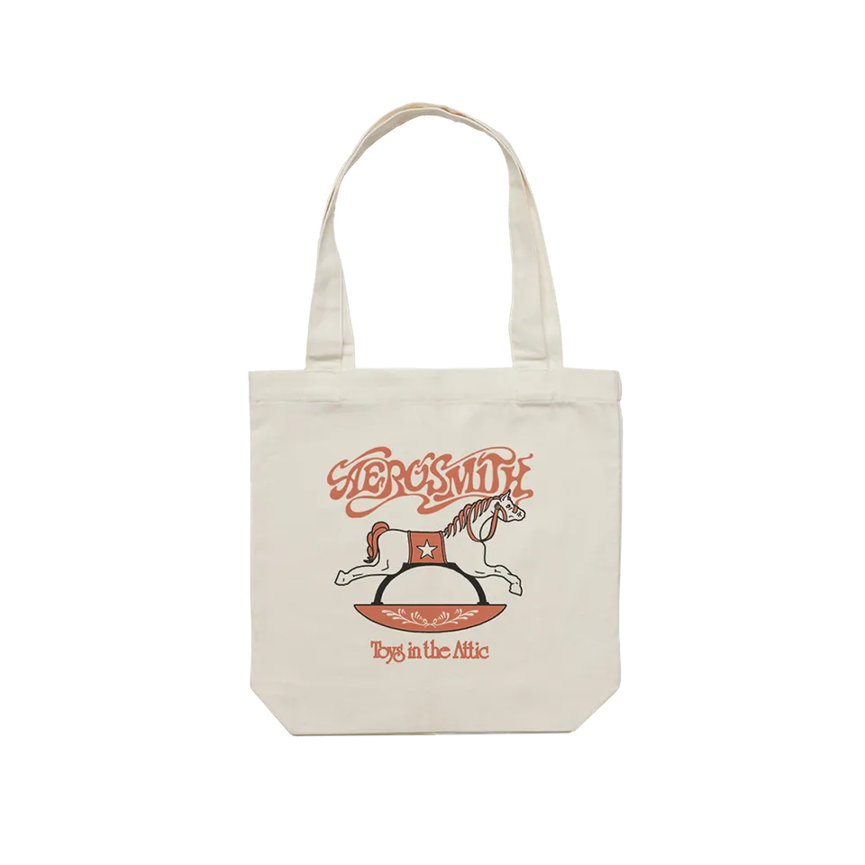 aerosmith-horse-tote-bag-stoffbeutel-natur image 1