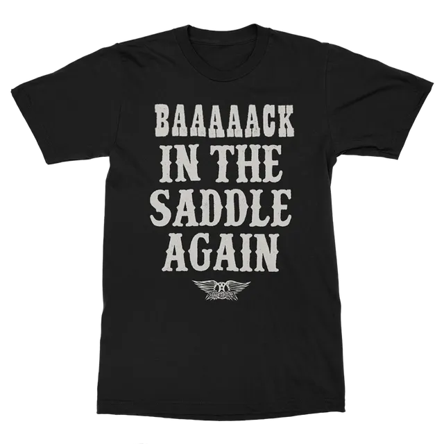 aerosmith-back-in-the-saddle-again-t-shirt-schwarz-baumwolle image 1