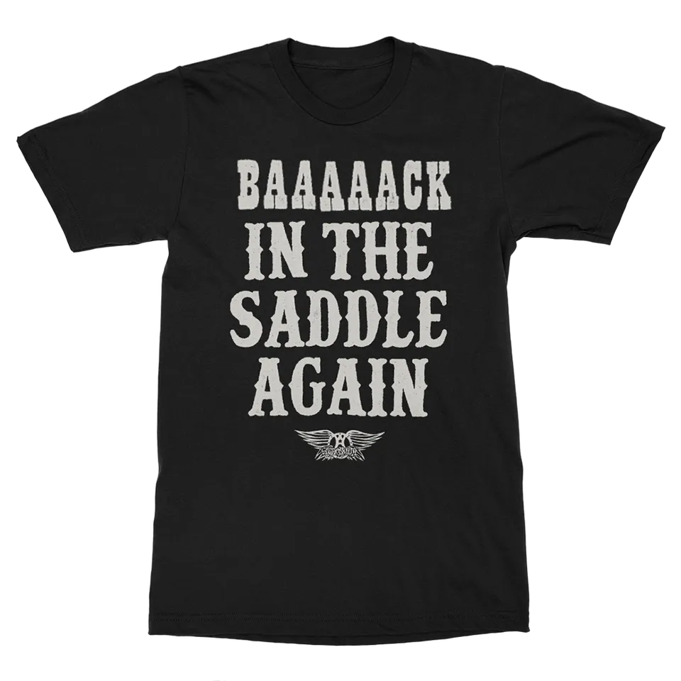 aerosmith-back-in-the-saddle-again-t-shirt-schwarz-baumwolle image 1