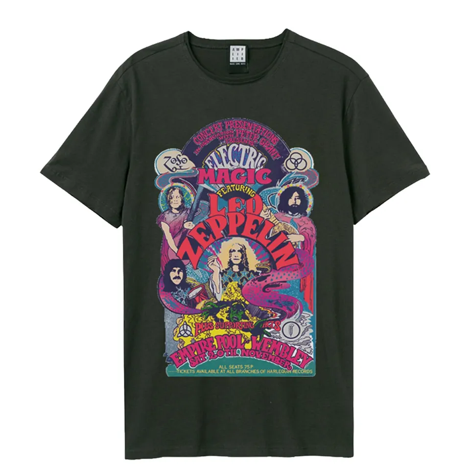 amplified-led-zeppelin-electric-magic-t-shirt-l-dunkelgrau image 1