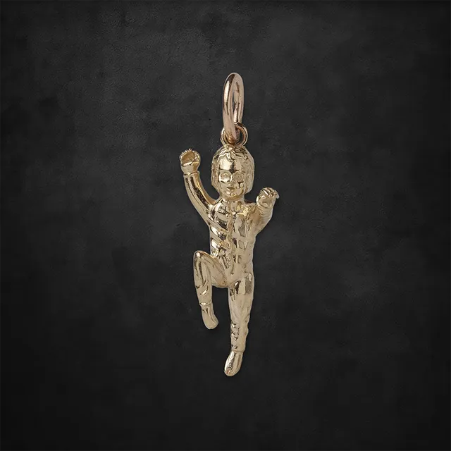 aerosmith-x-distefano-baby-face-charm-anhaenger-bronze-klein image 1