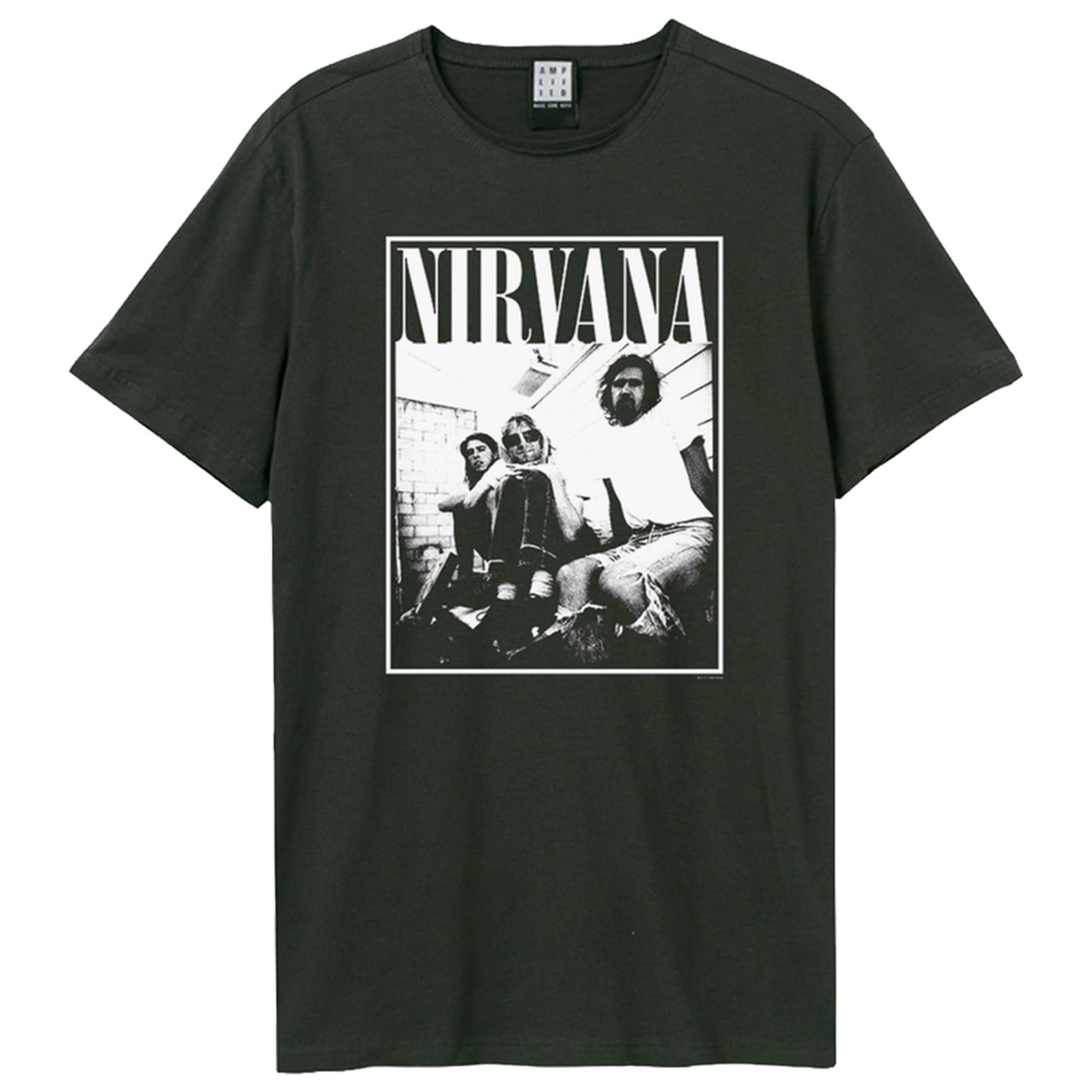 amplified-nirvana-group-shot-t-shirt-dunkelgrau-l-retro image 1