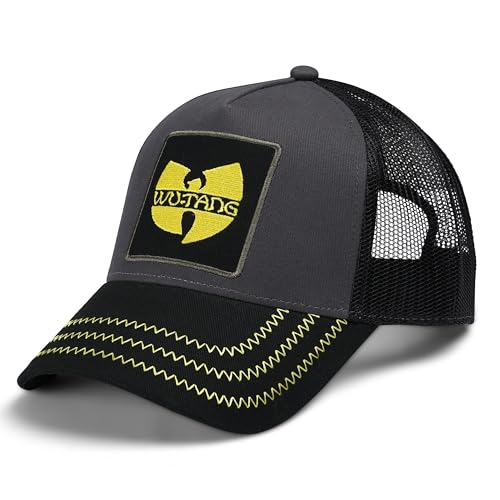 amplified-wu-tang-clan-trucker-cap-snapback-dunkelgrau image 5