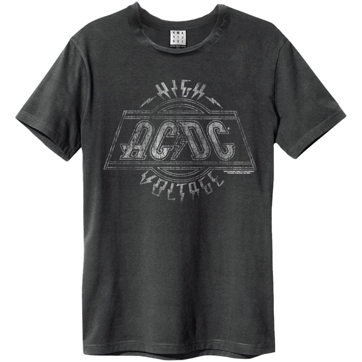 amplified-high-voltage-t-shirt-ac-dc-logo-baumwolle-unisex image 1
