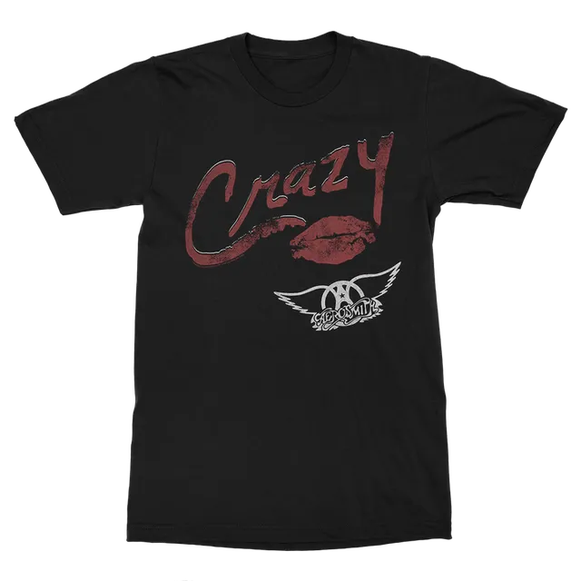aerosmith-crazy-t-shirt-unisex-schwarz-classic-print image 1