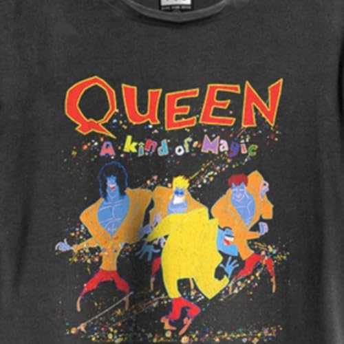 amplified-queen-a-kind-of-magic-t-shirt-herren-anthrazit image 5