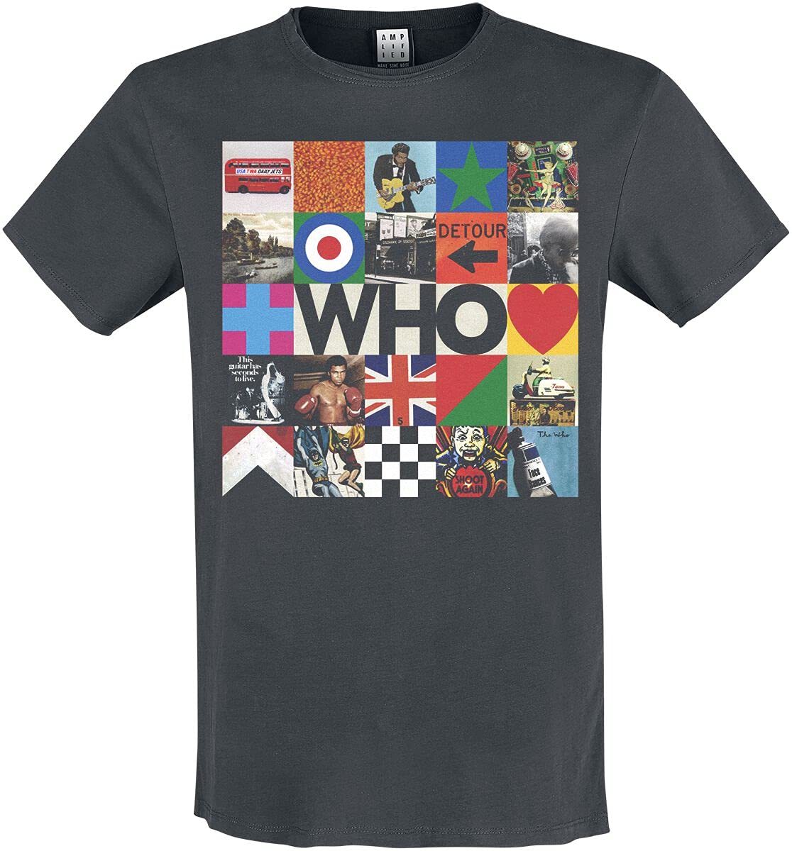 amplified-the-who-t-shirt-charcoal-xxl-herren image 1