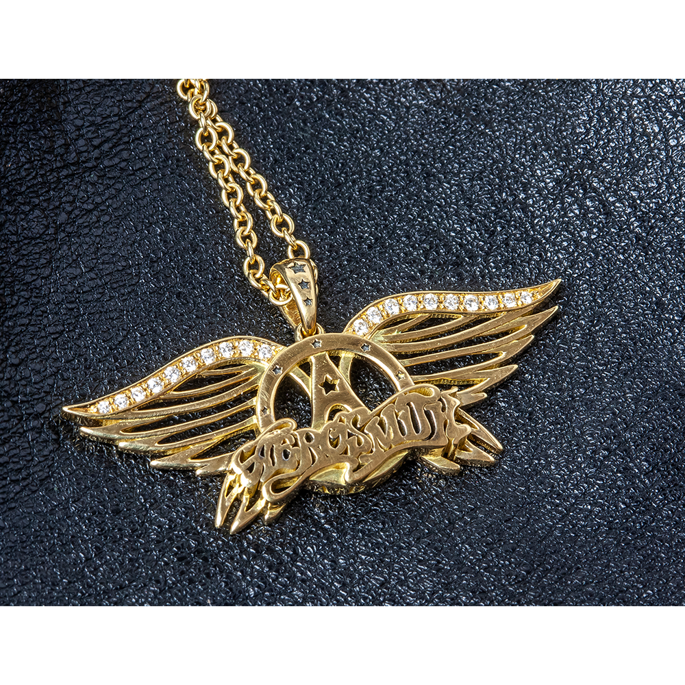 aerosmith-x-distefano-golden-anniversary-wings-halskette-silber image 2