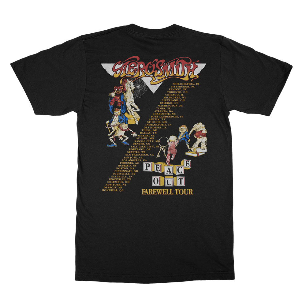 aerosmith-toys-peace-out-t-shirt-tour-schwarz-unisex image 2
