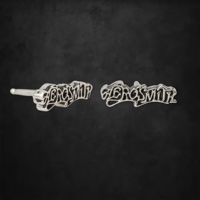 aerosmith-x-distefano-ohrstecker-silber-11-5-mm-logo-paar image 1