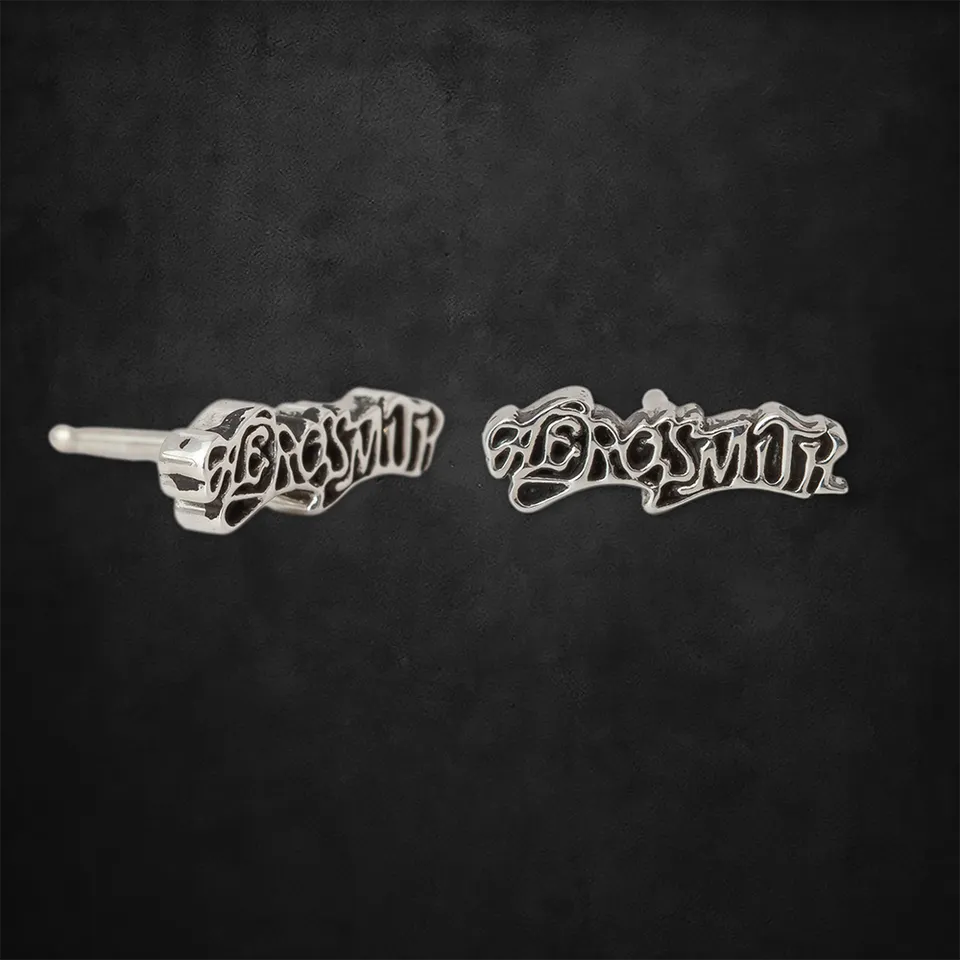 aerosmith-x-distefano-ohrstecker-silber-11-5-mm-logo-paar image 1