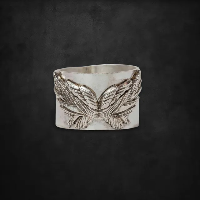 aerosmith-x-distefano-rock-band-ring-silber-13-mm-breit image 1