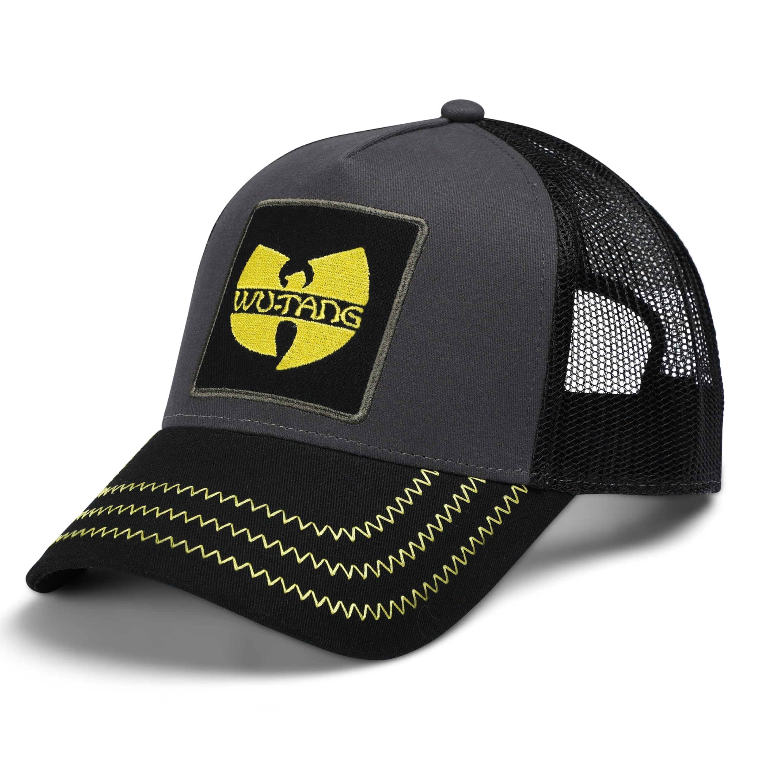 amplified-wu-tang-clan-trucker-cap-snapback-dunkelgrau image 1