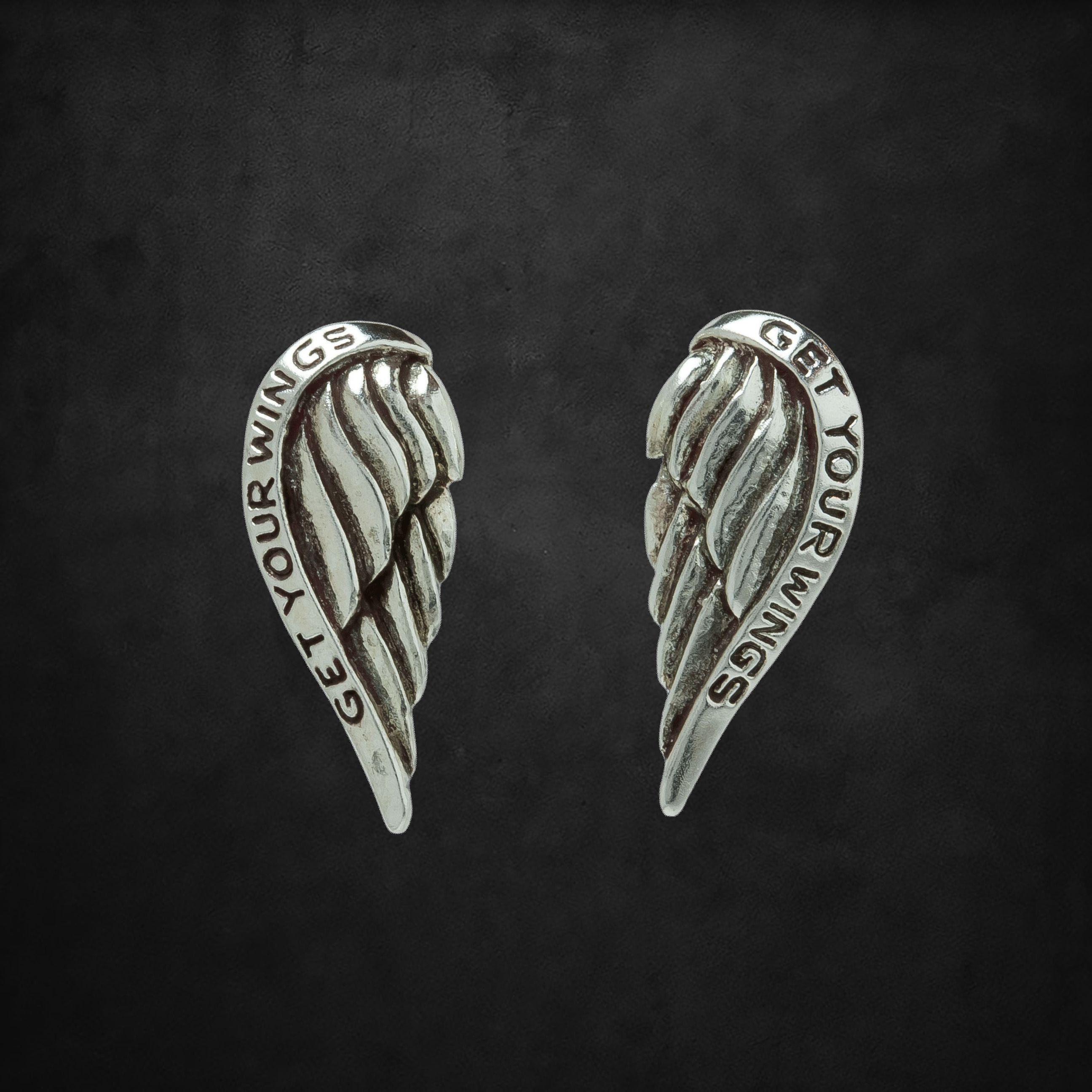 aerosmith-x-distefano-feathered-wings-ohrringe-sterlingsilber-paar image 1