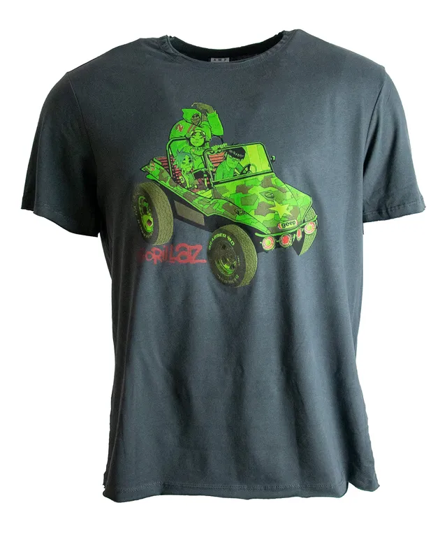 amplified-gorillaz-jeep-t-shirt-charcoal-xl-baumwolle image 1