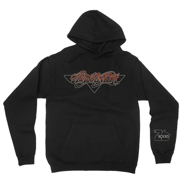 aerosmith-rocks-76-hoodie-kapuzenpullover-schwarz-unisex image 1