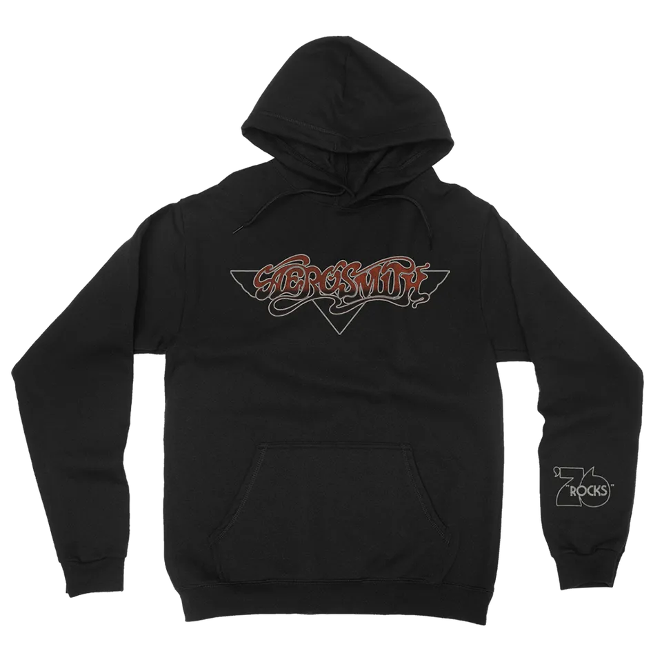 aerosmith-rocks-76-hoodie-kapuzenpullover-schwarz-unisex image 1