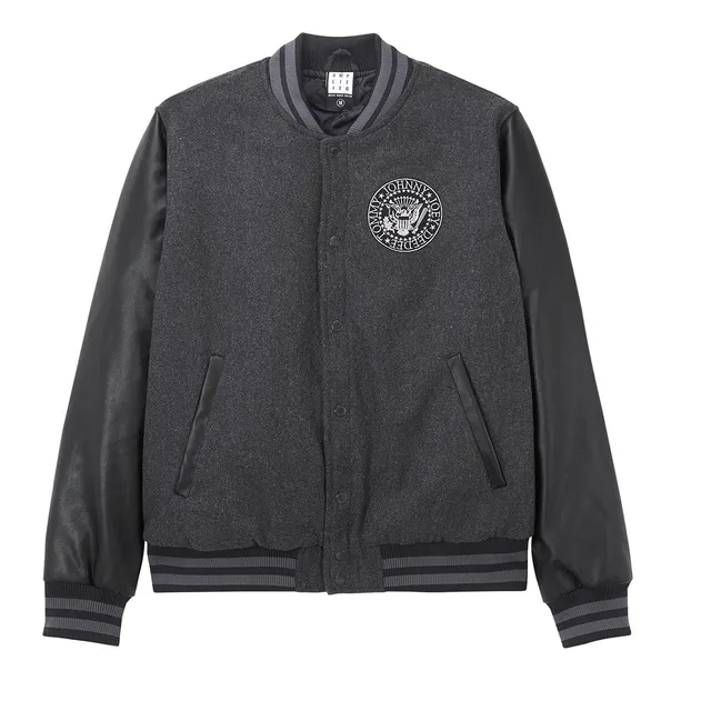 amplified-ramones-varsity-collegejacke-gr-m-logo image 1