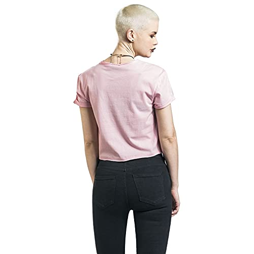 amplified-young-blood-crop-top-xs-pink-cashmere-shirt image 8