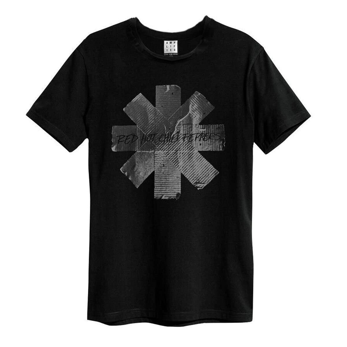 amplified-red-hot-chili-peppers-duct-tape-t-shirt-xs image 1