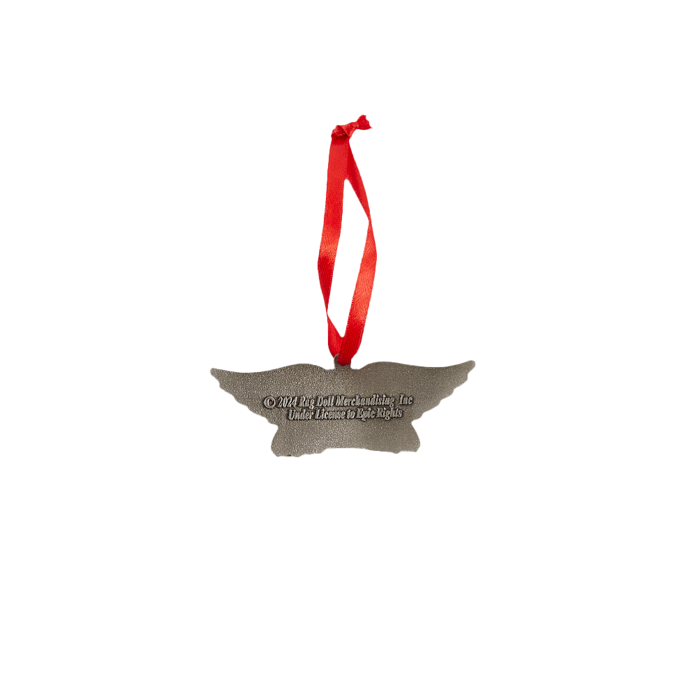 aerosmith-wings-ornament-silber-christbaumschmuck-mit-band image 2