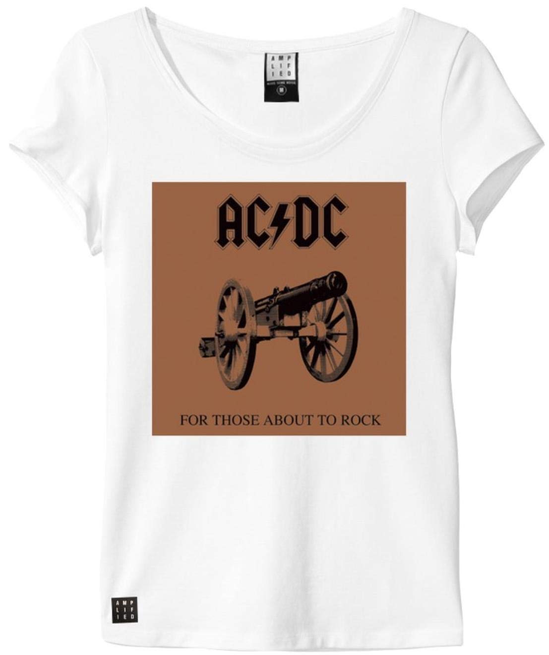 amplified-ac-dc-about-to-rock-t-shirt-damen-schwarz image 1