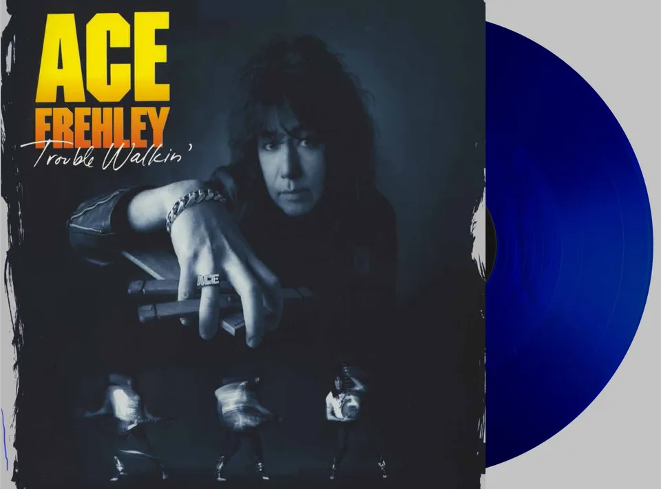 friday-music-hard-rock-trouble-walkin-lp-blue-vinyl-gatefold image 1