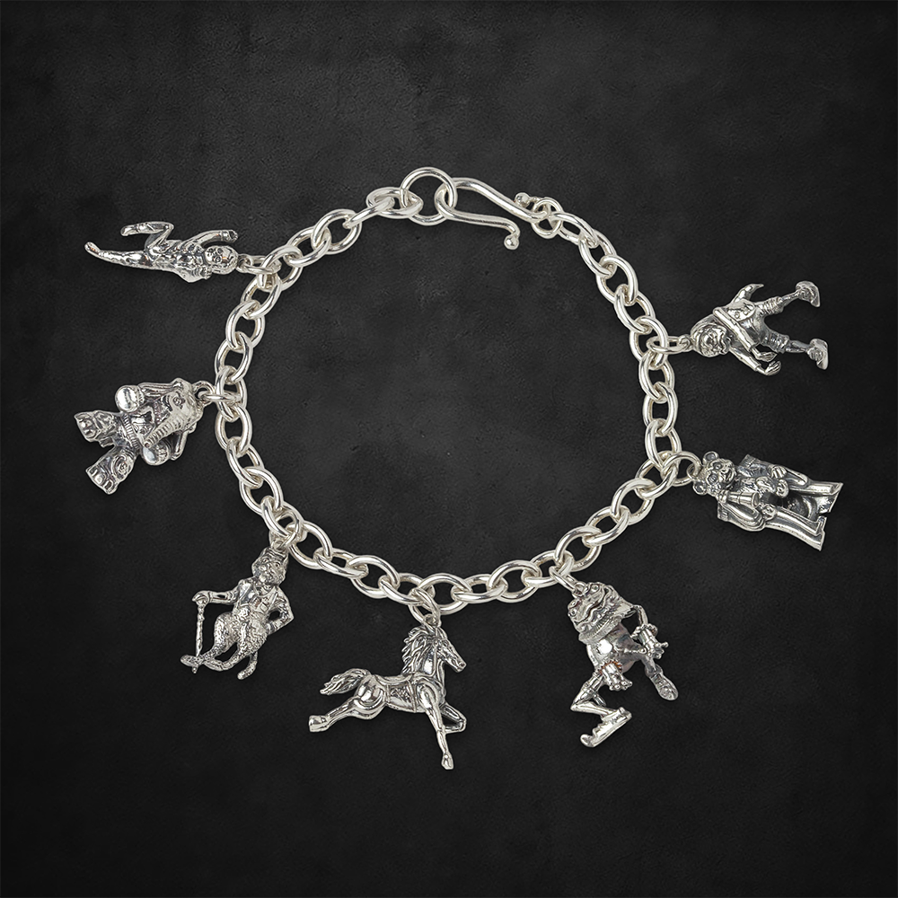 aerosmith-x-distefano-toys-charm-armband-silber image 1