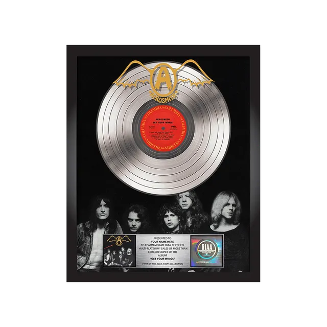 aerosmith-get-your-wings-platin-award-platte-personalisiert image 1