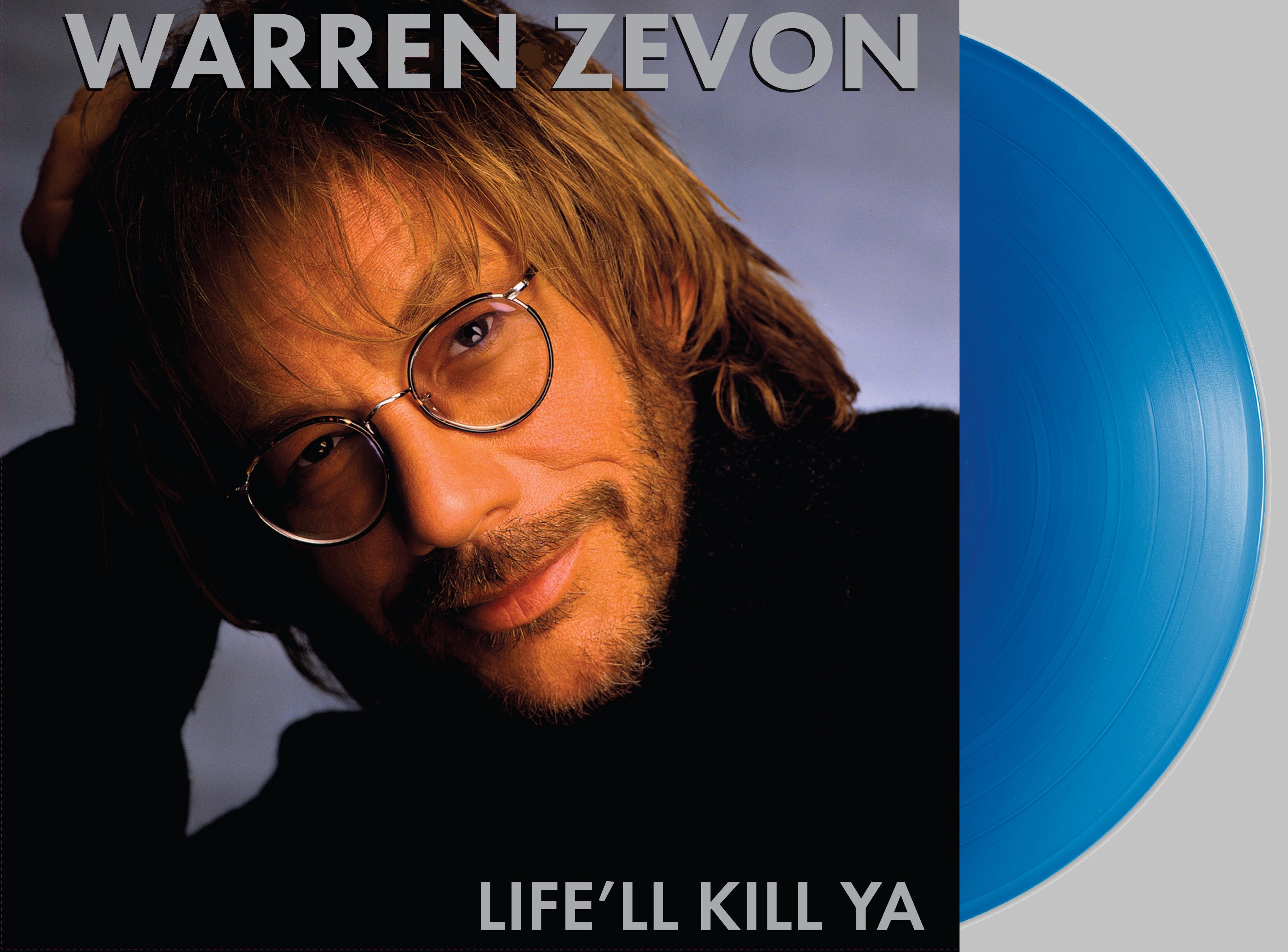 friday-music-warren-zevon-life-ll-kill-ya-vinyl-lp-clear-sea-blue image 1