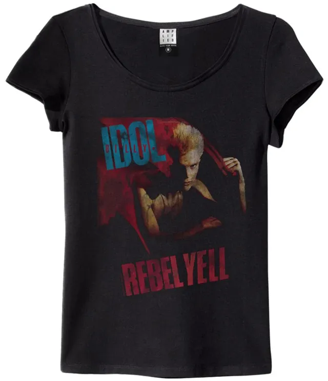 amplified-damen-band-t-shirt-schwarz-slim-fit image 1