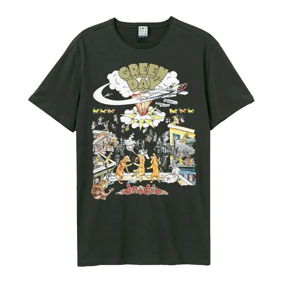amplified-green-day-t-shirt-unisex-album-artwork-baumwolle image 1