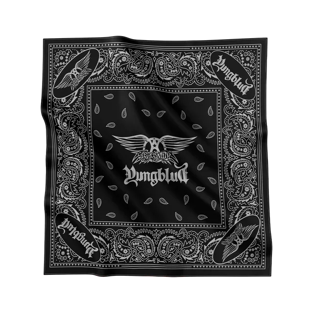 aerosmith-one-more-time-bandana-schwarz-baumwolle image 1