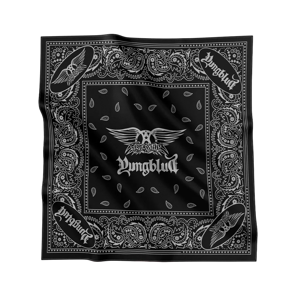 aerosmith-one-more-time-bandana-schwarz-baumwolle image 1