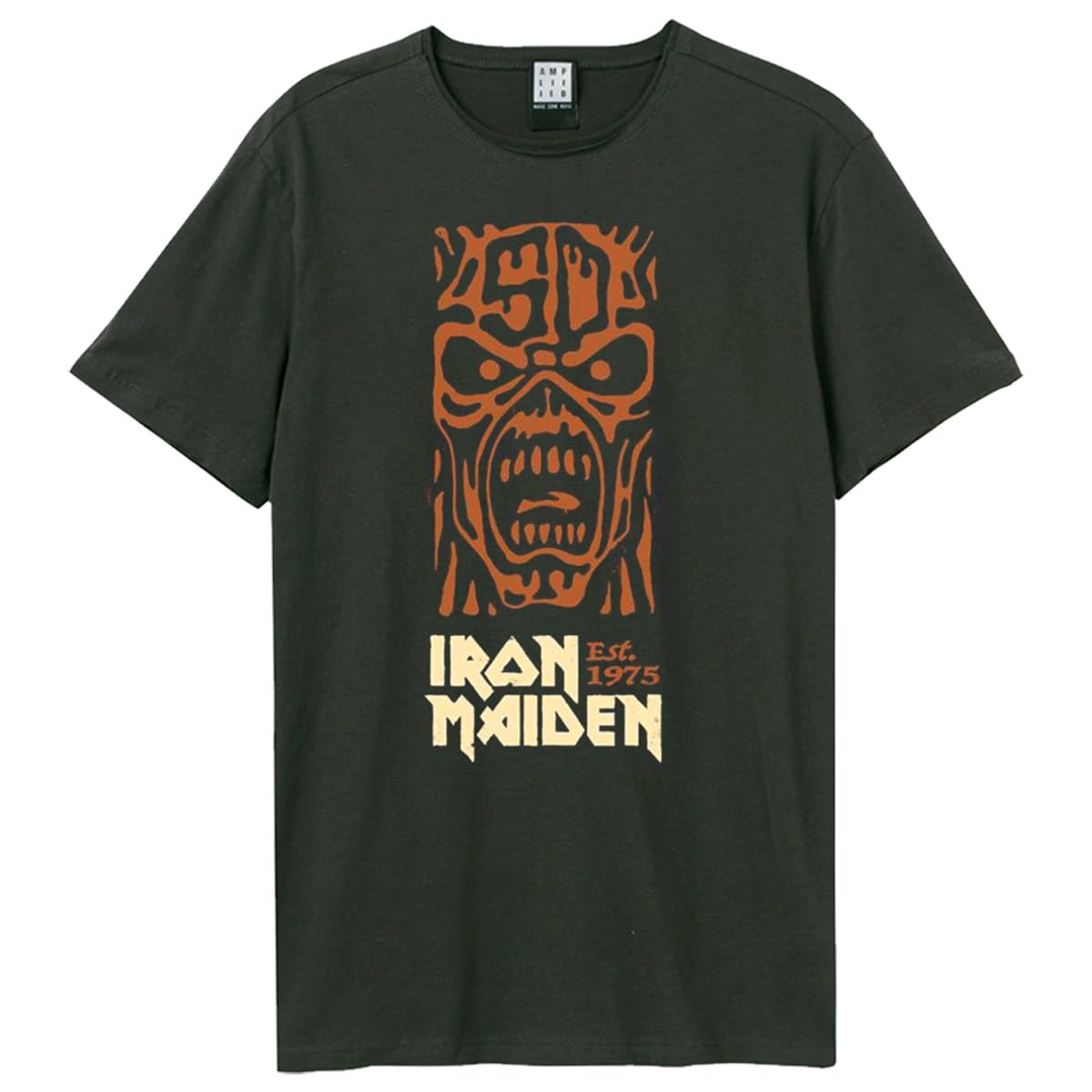 amplified-iron-maiden-50-jubil-um-t-shirt-retro-baumwolle image 1