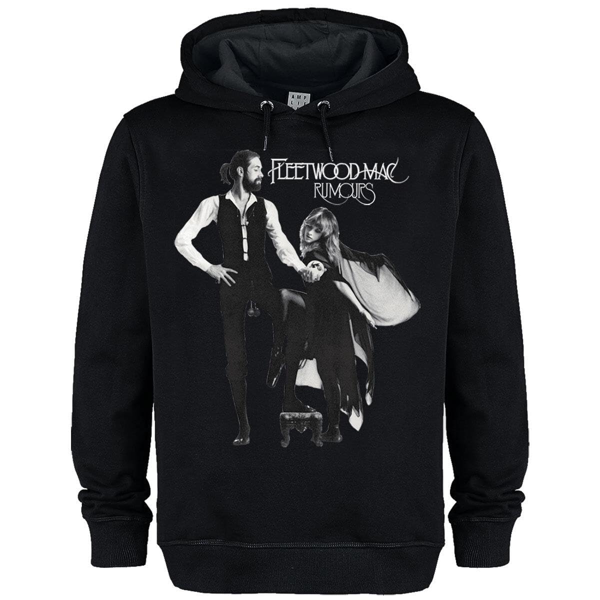 amplified-rumours-kapuzenpullover-schwarz-s-unisex-album-print image 1