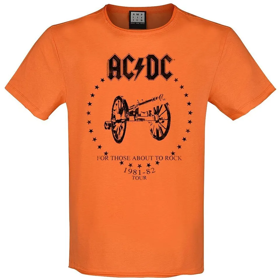 amplified-ac-dc-for-those-about-to-rock-t-shirt-orange image 1