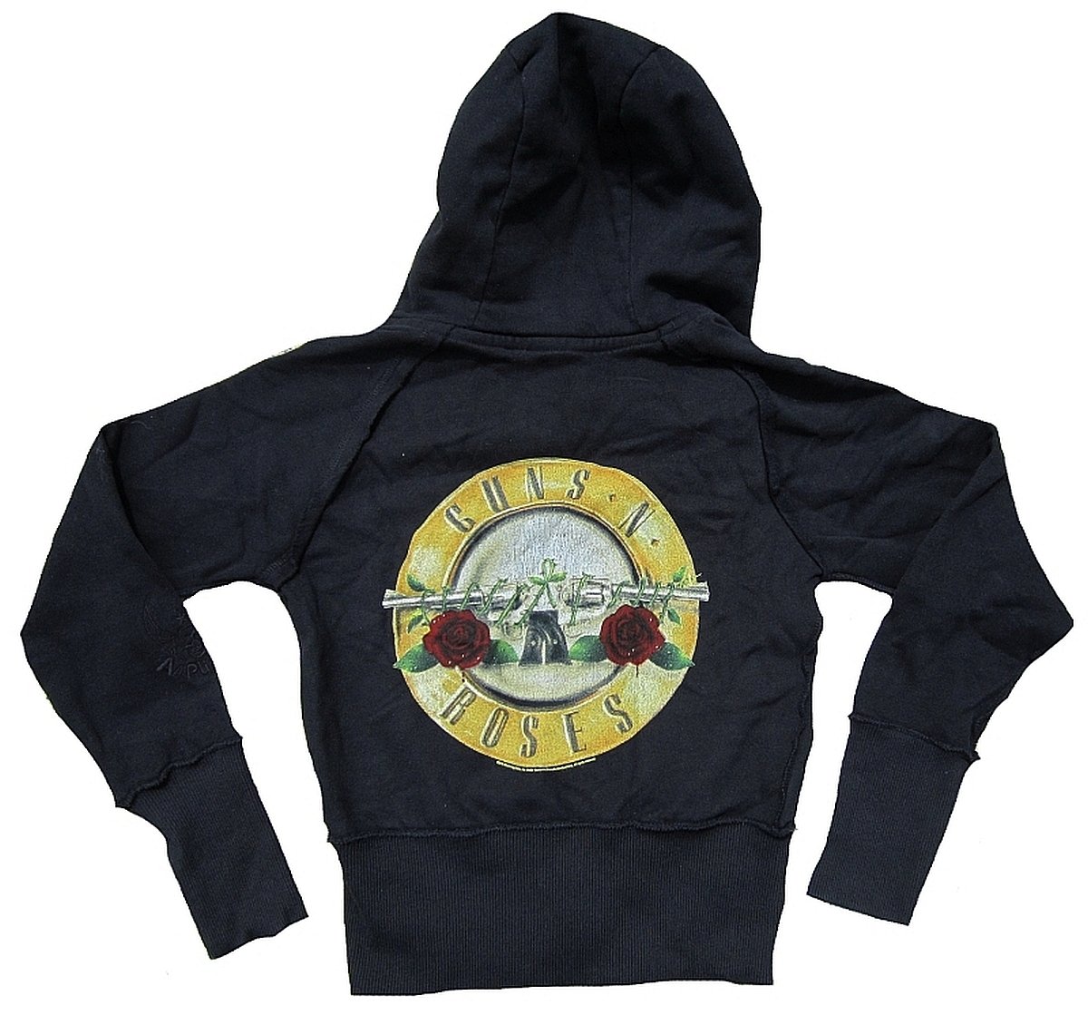 amplified-guns-n-roses-drum-zip-hoodie-schwarz-damen image 2