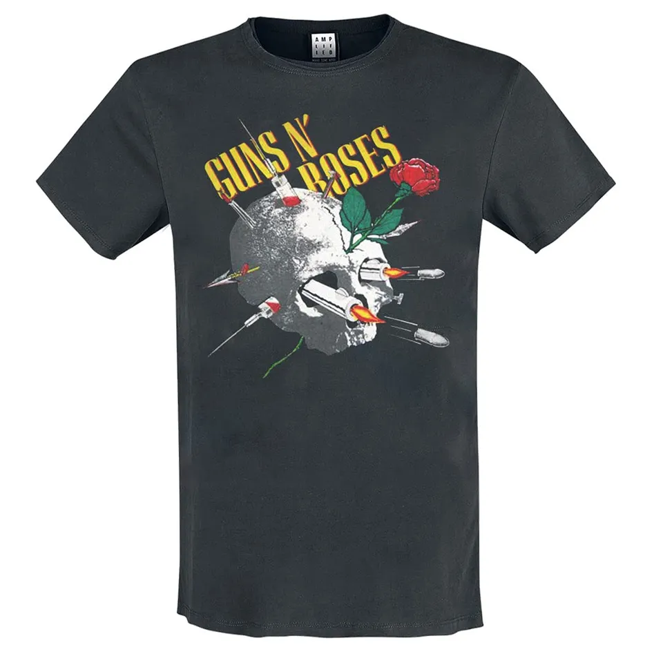 amplified-guns-n-roses-needle-skull-t-shirt-vintage image 1