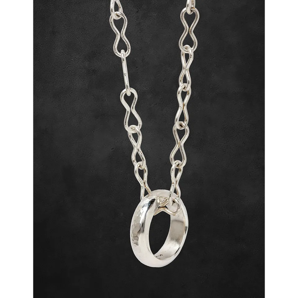 aerosmith-x-distefano-ring-kette-halskette-silber-30-zoll image 1