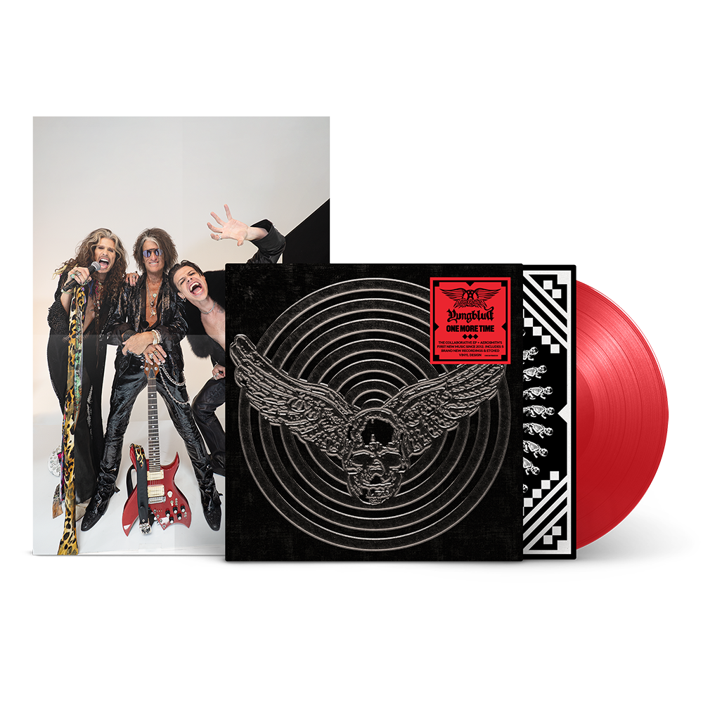 aerosmith-yungblud-one-more-time-vinyl-rot-ep-poster image 1