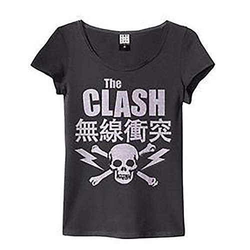 amplified-damen-t-shirt-schwarz-dunkelgrau-bandshirt image 2