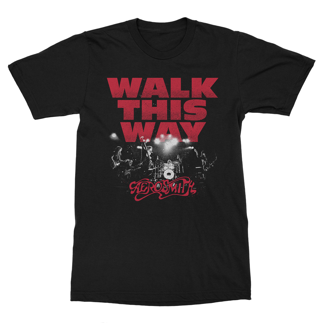 aerosmith-walk-this-way-t-shirt-schwarz-unisex image 1