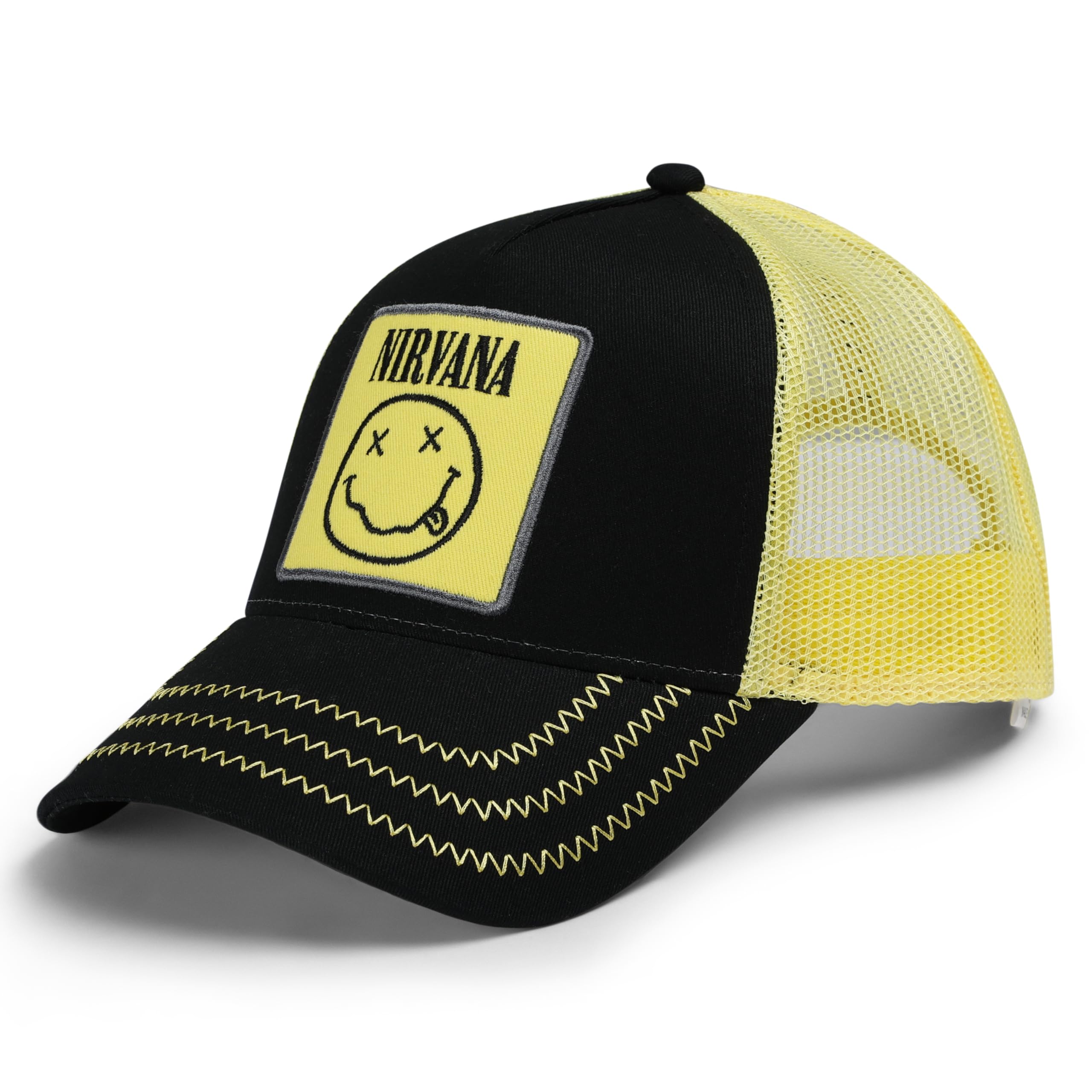 amplified-trucker-caps-rolling-stones-kappe-grau-rot image 7
