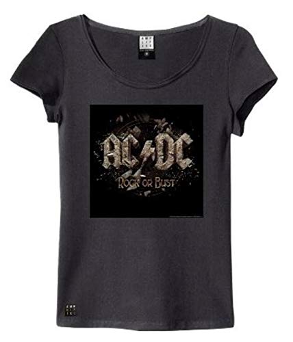 amplified-ac-dc-rock-or-bust-cover-t-shirt-damen image 2