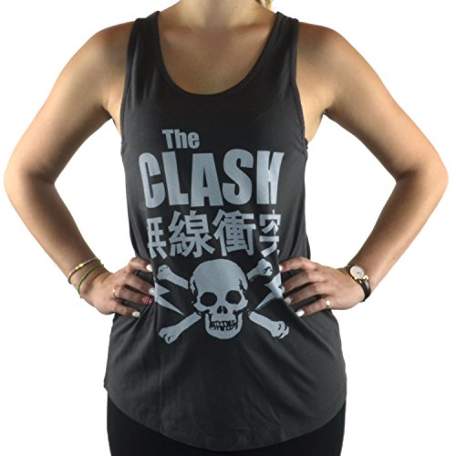 amplified-clash-bolt-tank-top-damen-charcoal-m image 2