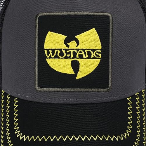 amplified-wu-tang-clan-trucker-cap-snapback-dunkelgrau image 8