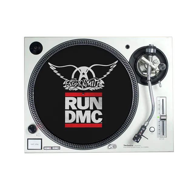 aerosmith-x-run-dmc-walk-this-way-slipmat-schwarz image 1