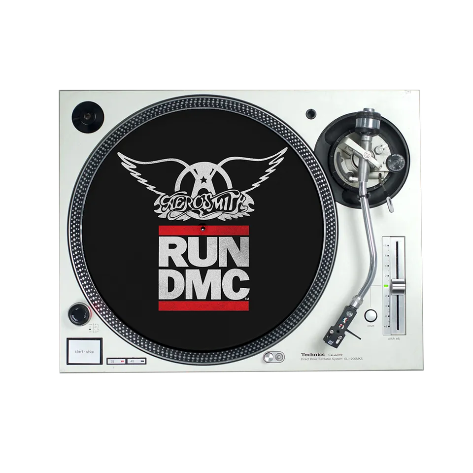 aerosmith-x-run-dmc-walk-this-way-slipmat-schwarz image 1