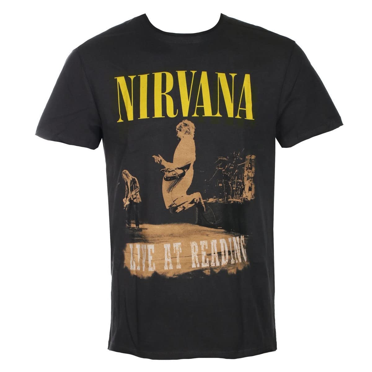 amplified-nirvana-live-at-reading-t-shirt-m-kohle-baumwolle image 1